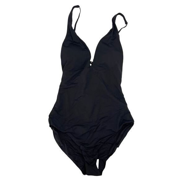 Andie Swim The Bali One Piece Swimsuit Black Size Small LONG TORSO New with Tags - Picture 4 of 7